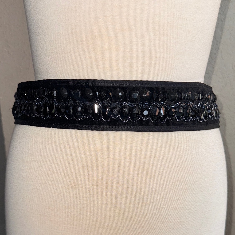 Vintage Elegant Embellished Sash Belt